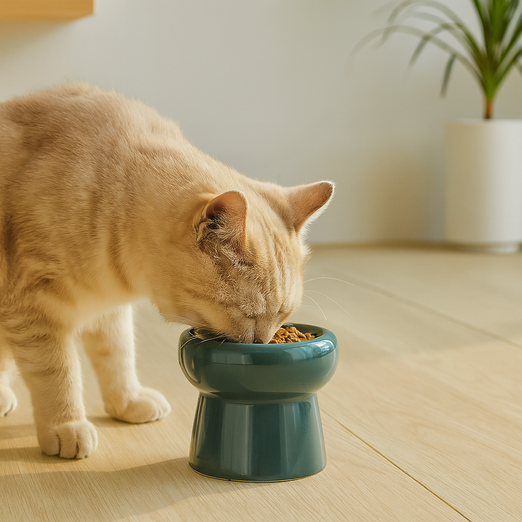 Gamelle surélevée - MonoBowl 🐾 Verte foncée