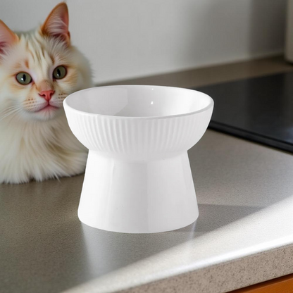 Gamelle Surélevée - Elevia Blanc Classique ⚪