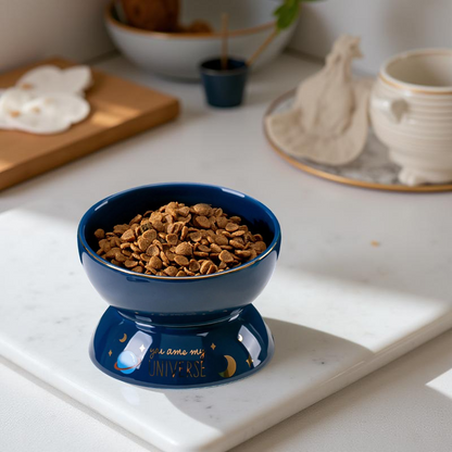Gamelle surélevée - CosmoBowl Bleu🌙✨