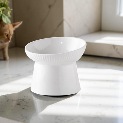 Gamelle Surélevée - Elevia Blanc  ⚪