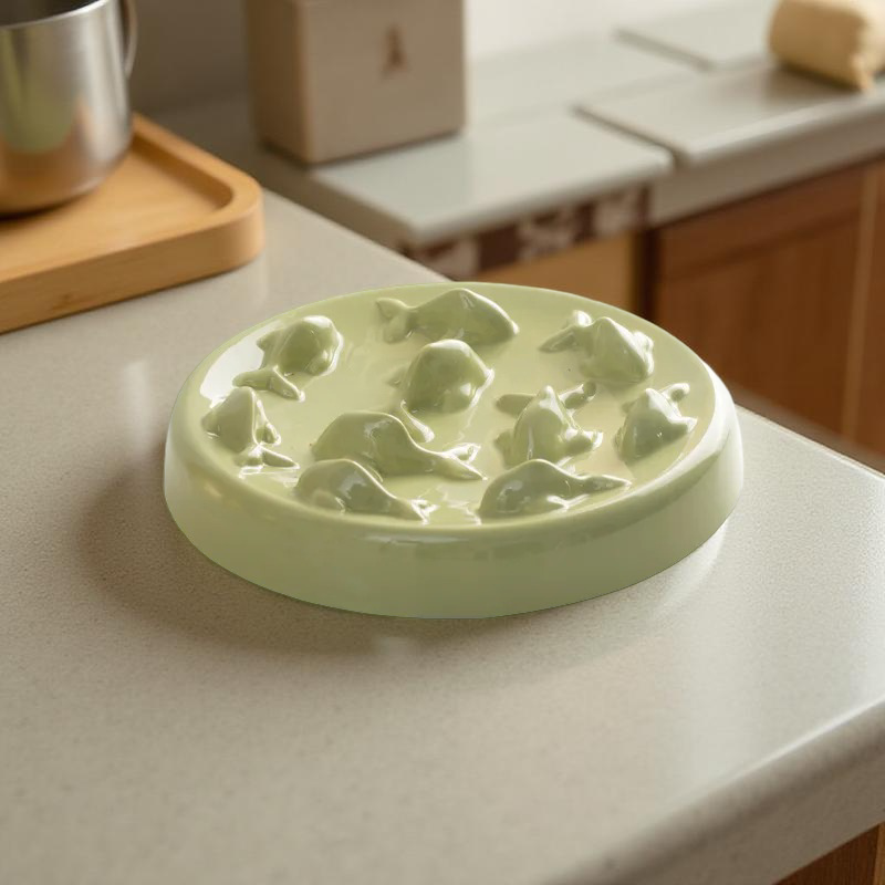 Gamelle anti-glouton - PacePlate Vert 🐟🍃