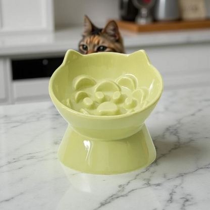 Gamelle anti-glouton - MazeBowl Lift Verte Pastel 🐾