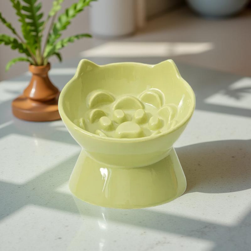 Gamelle anti-glouton - MazeBowl Lift Verte Pastel 🐾