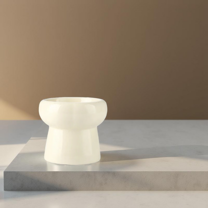 Gamelle surélevée - MonoBowl 🐾 Blanche