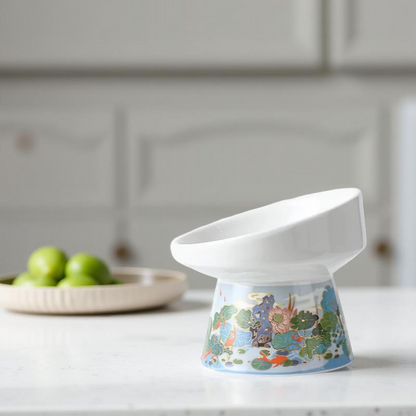 Gamelle surélevée - ZenArt Bleue 🐾