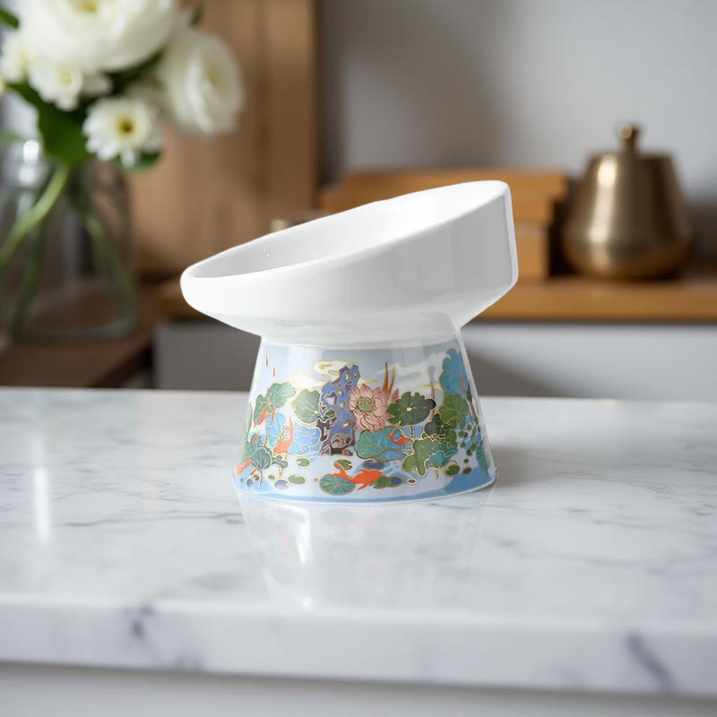 Gamelle surélevée - ZenArt Bleue 🐾